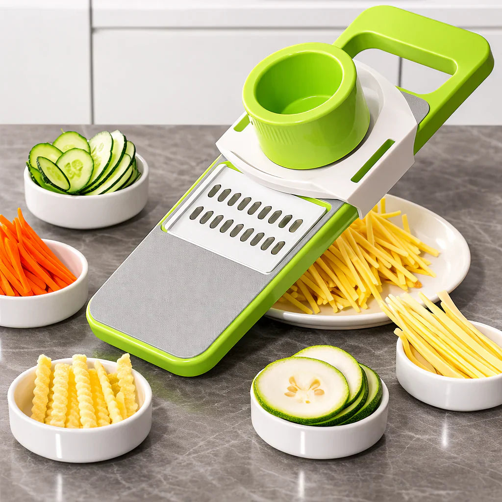 PeelMax - Fatiador de Legumes e Vegetais 5 em 1 de Aço Inox - Entrega Grátis-thumbmail-1