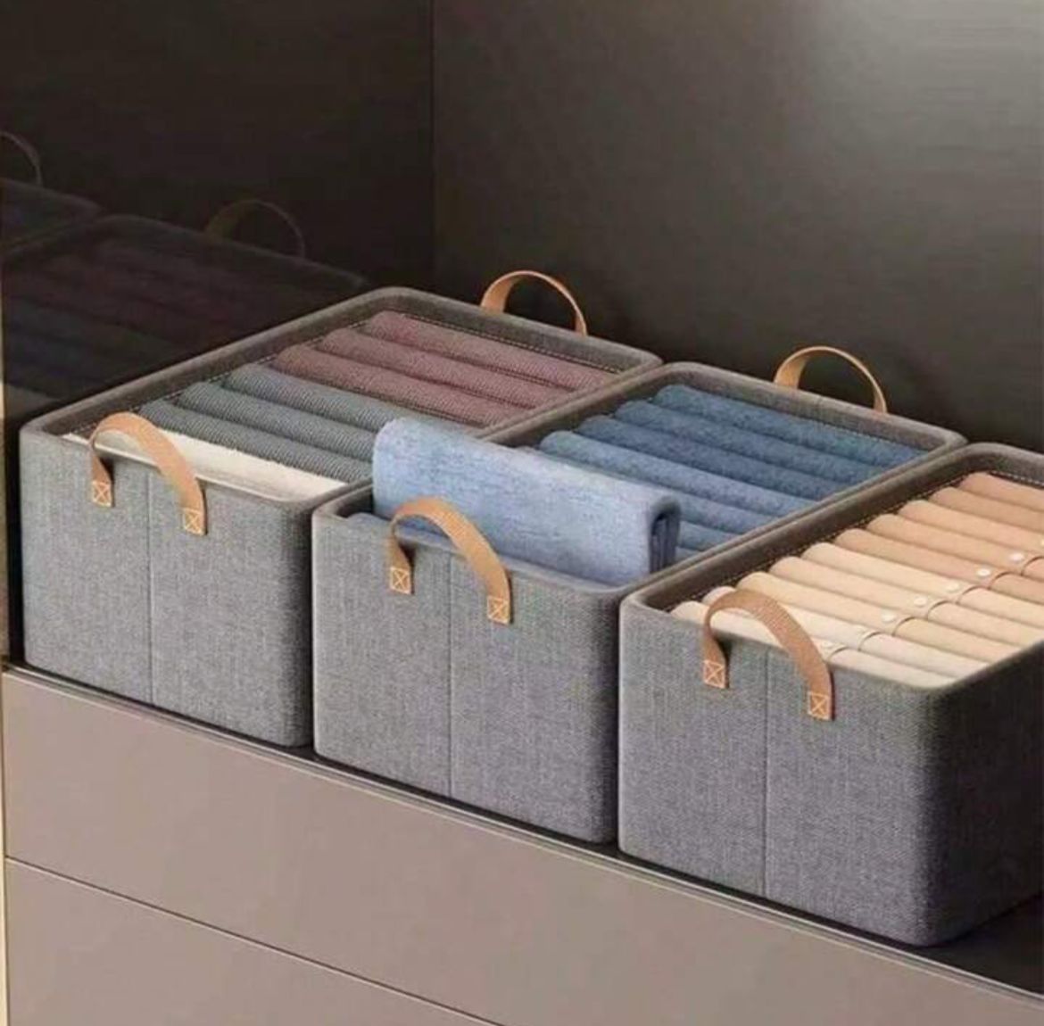 EcoBox - Caixas Organizadoras de Roupas Dobráveis Resistentes e Duráveis - Entrega Grátis-thumbmail-3