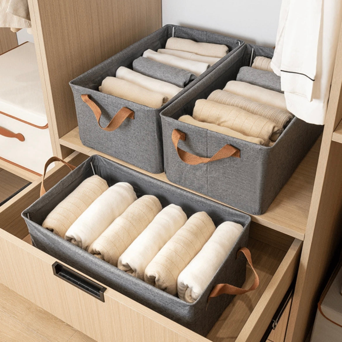 EcoBox - Caixas Organizadoras de Roupas Dobráveis Resistentes e Duráveis - Entrega Grátis-thumbmail-6