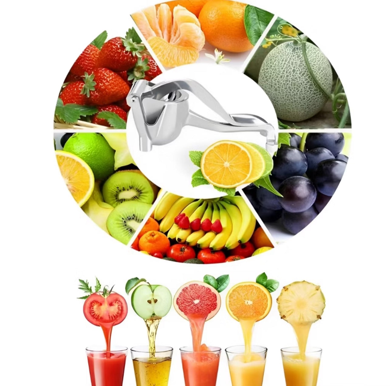 PraticJuicer - Espremedor De Frutas Multifuncional Prático e Sem Esforço - Entrega Grátis-thumbmail-3
