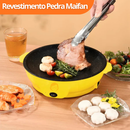 GrilMax - Chapa Elétrica Multifuncional Assadeira Com Revestimento Antiaderente - Entrega Grátis-thumbmail-6