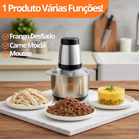 UltraMix – Triture Carnes e Legumes Em 10 Segundos Com Apenas Um Toque - Entrega Grátis-thumbmail-2