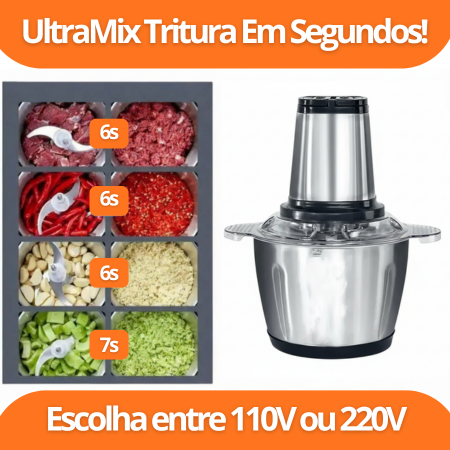 UltraMix – Triture Carnes e Legumes Em 10 Segundos Com Apenas Um Toque - Entrega Grátis-thumbmail-4