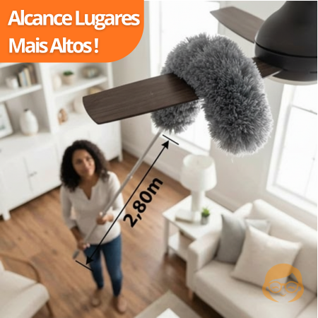 CleanFlex - Espanador de 2,8M Perfeito Para Limpezas no Alto - Entrega Grátis-thumbmail-4