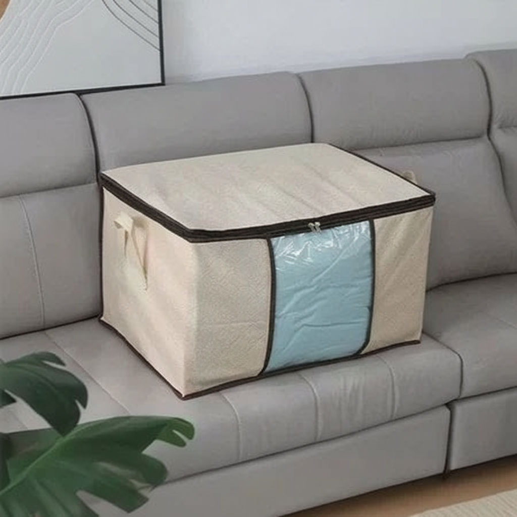 MegaBox - Caixa Organizadora Para Roupas de Cama Anti-Mofo e Poeira - Entrega Grátis-thumbmail-11