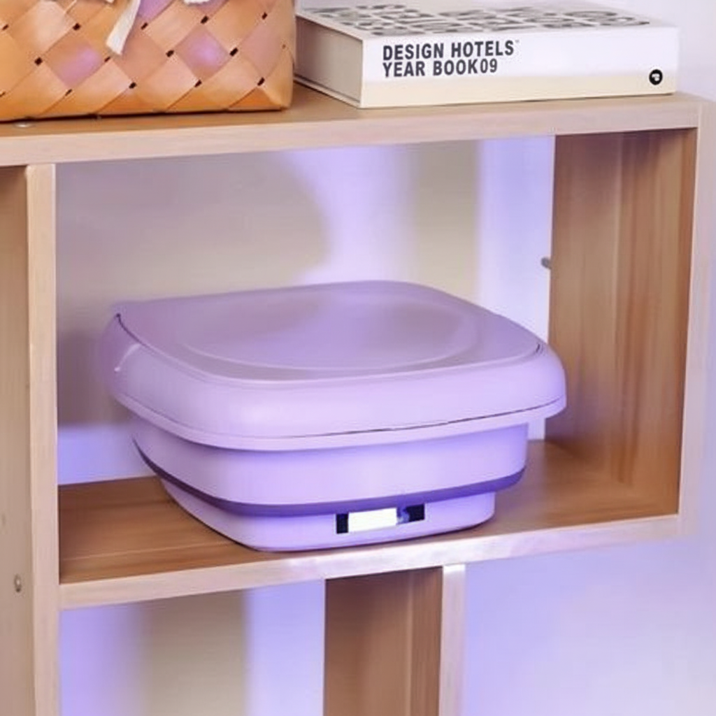 UltraClean - Mini Máquina de Lavar Elétrica Portátil Com Cesto Centrífuga - Entrega Grátis-thumbmail-10