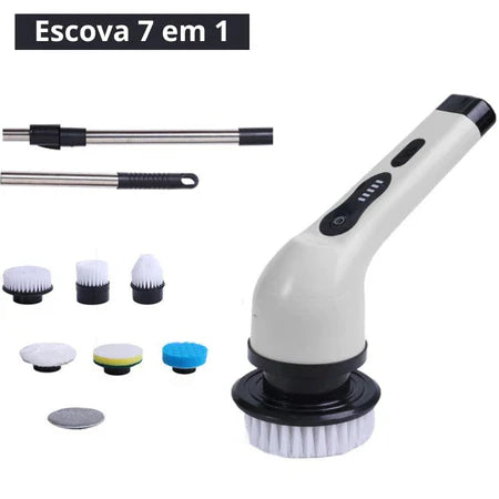 CleanMax - Escova Eletrica de Limpeza 7 em 1 Sem Fio Multiuso Pratica Para Casa - Entrega Grátis-thumbmail-9