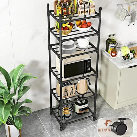 PratLine - Estante Organizadora Metálica Com 6 Prateleiras de Cozinha - Entrega Grátis-thumbmail-2