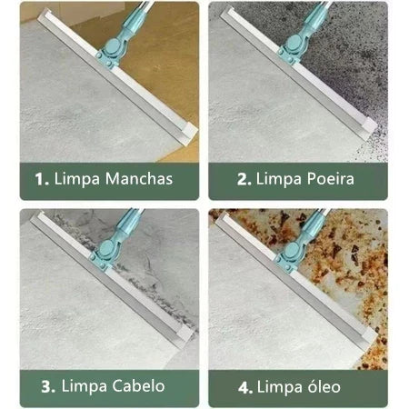RodoFlex - Rodo Com Cerdas em Silicone Multiuso 3 em 1 Seca Varre e Pega Pelos Sem Esforço - Entrega Grátis-thumbmail-3