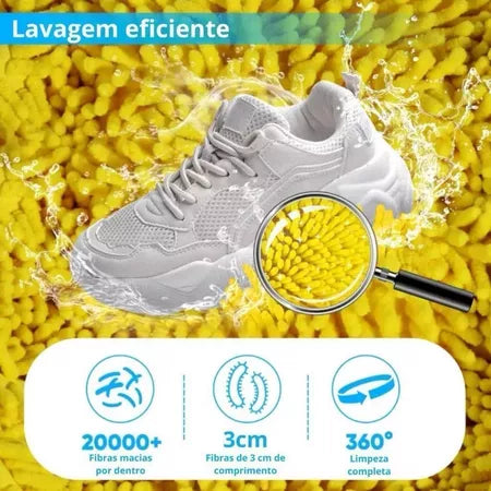 BagClean - Bolsa Para Lavar Tênis e Sapatos Em Máquinas de Lavar Anti Deformação - Entrega Grátis-thumbmail-4