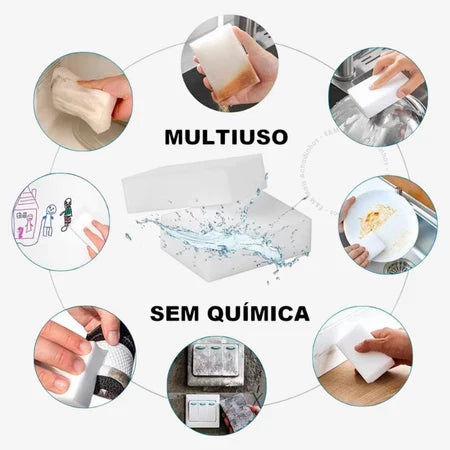 EasyClean - Esponja Mágica de Limpeza Tira Mancha, Desengordura Com Facilidade - Entrega Grátis-thumbmail-3