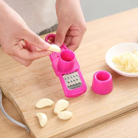 GarlicPro - Ralador de Alho Multifuncional Prático em Aço Inoxidável - Entrega Grátis-thumbmail-2