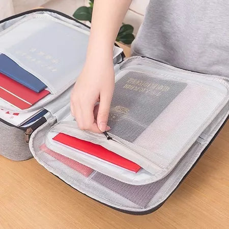 ProtectBag - Bolsa Organizador De Documentos Com Vários Compartimentos e Trava de Segurança - Entrega Grátis-thumbmail-6