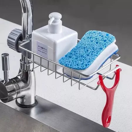 CrepClean - Suporte Prendedor de Torneira Organizador Para Pia - Entrega Grátis-thumbmail-1