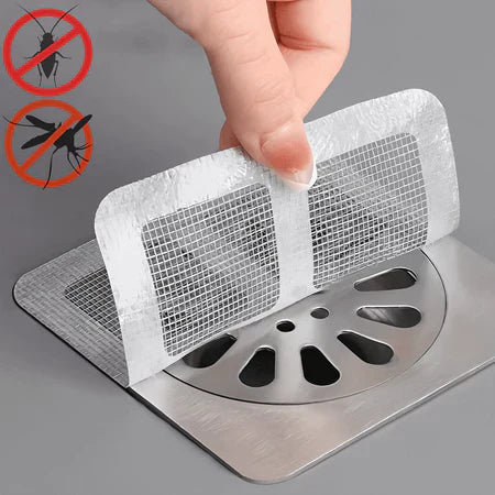 Adesivos Protetores de Ralo Tela Descartável Anti Entupimento e Anti Insetos Para Casa Pratico - Entrega Grátis-thumbmail-1