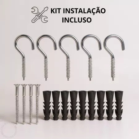 FlexLine - Varal de Parede Super Resistente Com 30 Metros e Corda Recolhível - Entrega Grátis-thumbmail-8