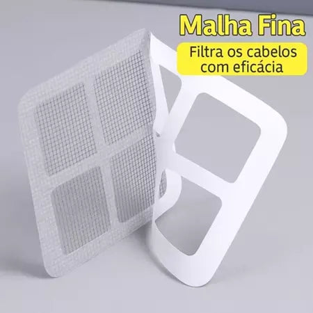 Adesivos Protetores de Ralo Tela Descartável Anti Entupimento e Anti Insetos Para Casa Pratico - Entrega Grátis-thumbmail-5