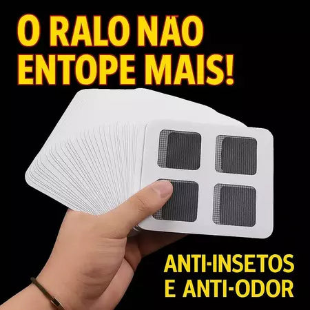 Adesivos Protetores de Ralo Tela Descartável Anti Entupimento e Anti Insetos Para Casa Pratico - Entrega Grátis-thumbmail-6