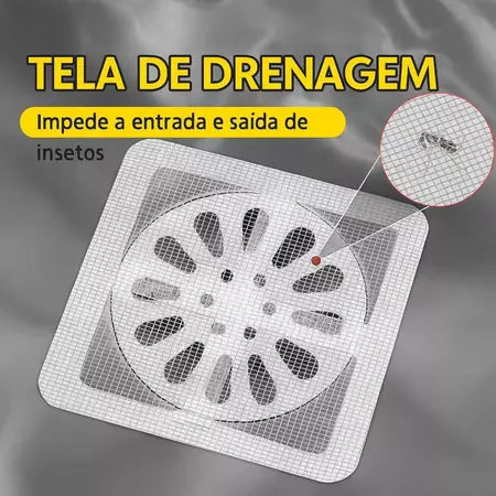 Adesivos Protetores de Ralo Tela Descartável Anti Entupimento e Anti Insetos Para Casa Pratico - Entrega Grátis-thumbmail-7