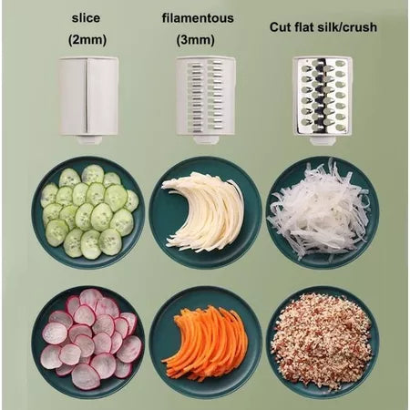 FatiaMax - Cortador de Legumes Giratório Multifuncional 3 Lâminas - Entrega Grátis-thumbmail-2