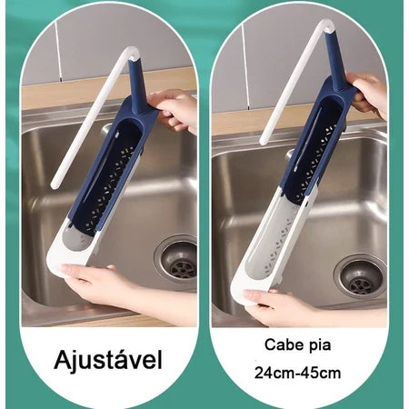 PiaFlex - Suporte Ajustável Para Pia Organizador de Pano e Utensílios - Entrega Grátis-thumbmail-4