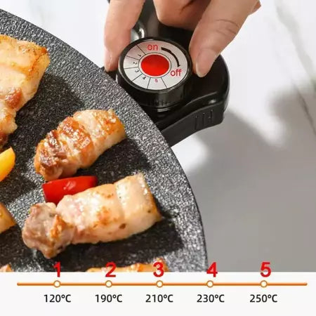 PowerGrill - Grill Elétrico Antiaderente de Pedra Vulcânica Maifan Stone - Entrega Grátis-thumbmail-11