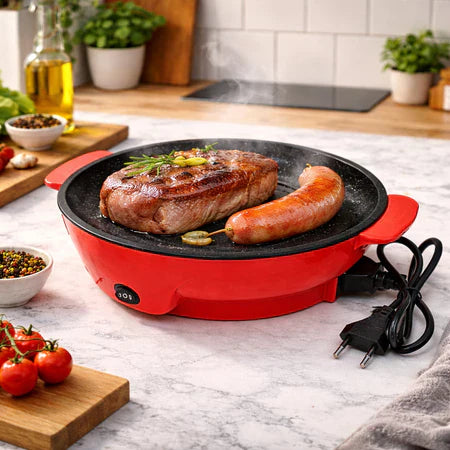 GrilMax - Chapa Elétrica Multifuncional Assadeira Com Revestimento Antiaderente - Entrega Grátis-thumbmail-1