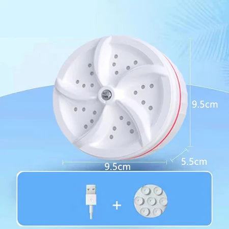 SplashClean - Mini Máquina de Lavar Roupas Panos Toalhas no Balde Portátil e Recarregável - Entrega Grátis-thumbmail-8