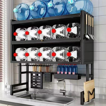 MultiFlex - Escorredor De Louça Suspenso Para Bancada de Cozinha - Entrega Grátis-thumbmail-4