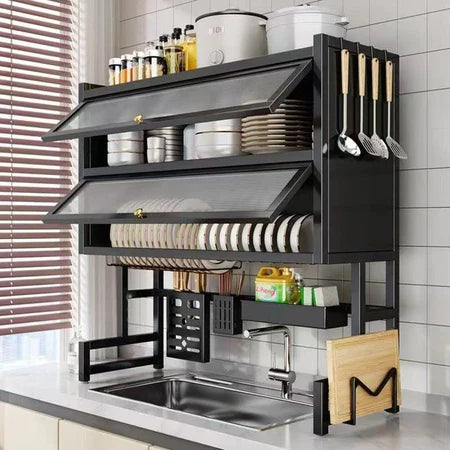 MultiFlex - Escorredor De Louça Suspenso Para Bancada de Cozinha - Entrega Grátis-thumbmail-1