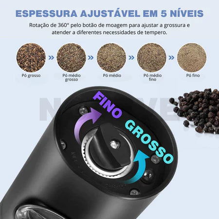 EletricGrinder - Moedor Elétrico de Temperos Com Níveis de Moagem Fino ou Grosso - Entrega Grátis-thumbmail-4