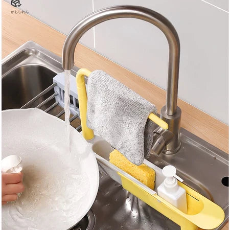 PiaFlex - Suporte Ajustável Para Pia Organizador de Pano e Utensílios - Entrega Grátis-thumbmail-5