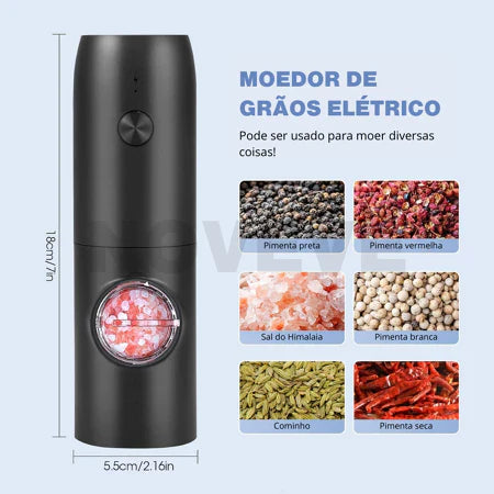 EletricGrinder - Moedor Elétrico de Temperos Com Níveis de Moagem Fino ou Grosso - Entrega Grátis-thumbmail-2