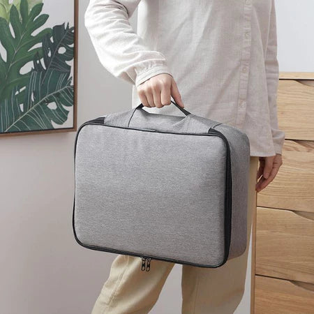 ProtectBag - Bolsa Organizador De Documentos Com Vários Compartimentos e Trava de Segurança - Entrega Grátis-thumbmail-4