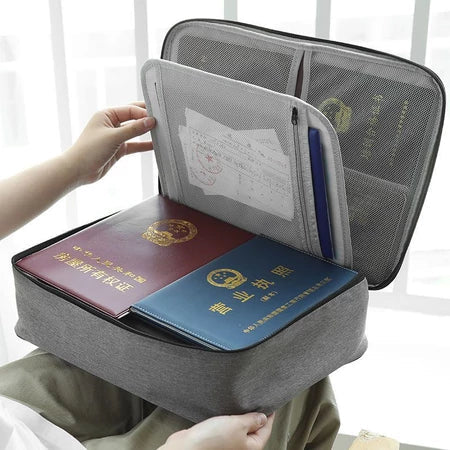 ProtectBag - Bolsa Organizador De Documentos Com Vários Compartimentos e Trava de Segurança - Entrega Grátis-thumbmail-3