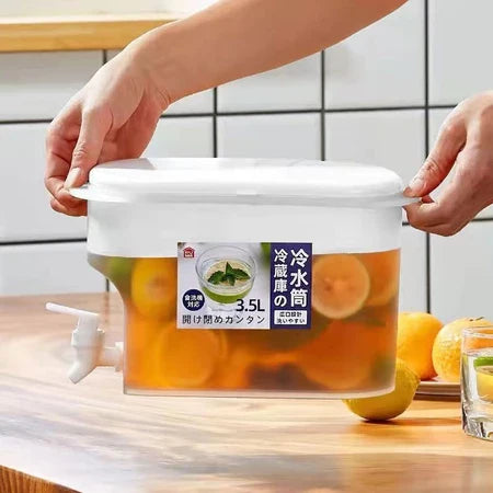 SucoFresh - Suqueira Plástica Com Tampa e Torneira Para Geladeira - Entrega Grátis-thumbmail-1