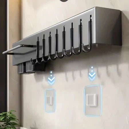 SuportFlex - Suporte de Ferro Para Armazenamento De Facas Ganchos Talheres Utensílios De Cozinha - Entrega Grátis-thumbmail-7