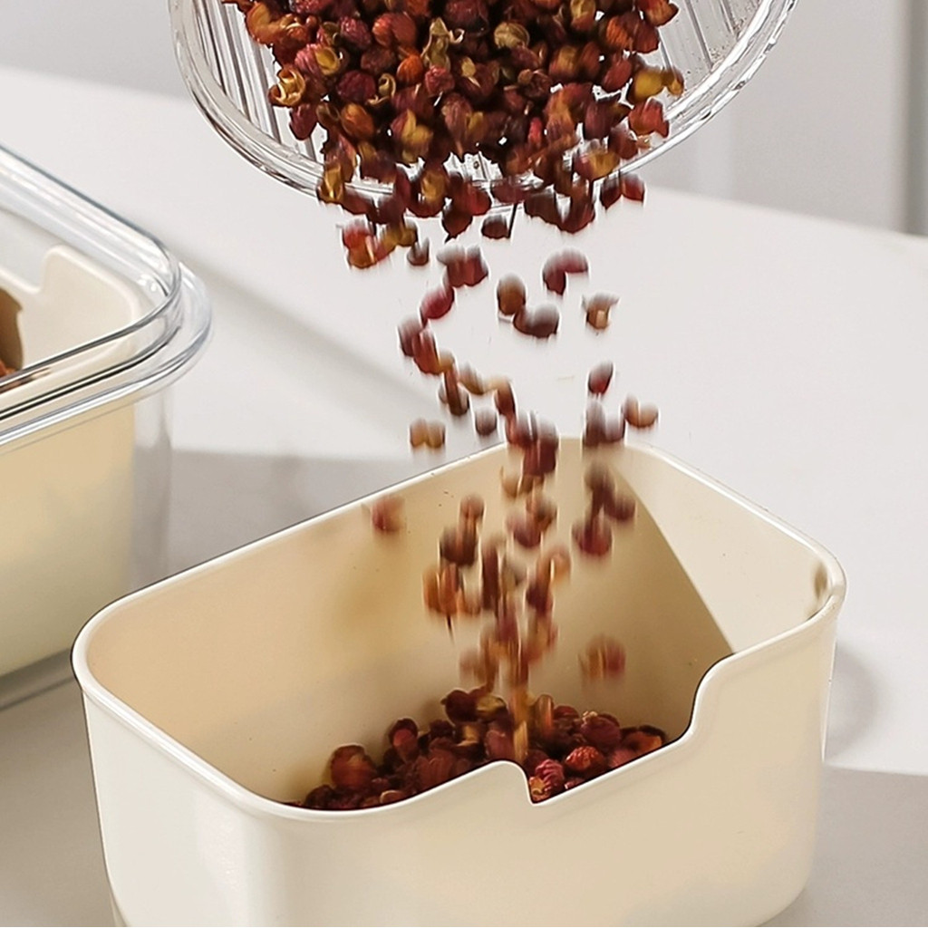 Organizador de Alimento Acrílico Com 8 Divisórias Para Frutas Legumes e Petiscos Transparente-thumbmail-8