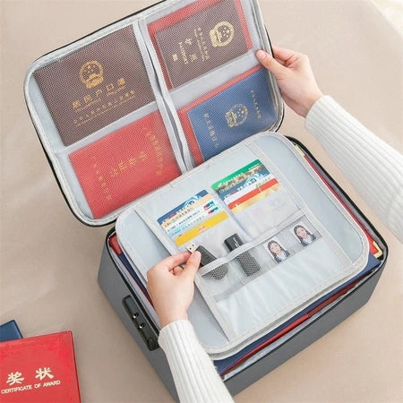 ProtectBag - Bolsa Organizador De Documentos Com Vários Compartimentos e Trava de Segurança - Entrega Grátis-thumbmail-8