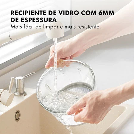 Processador Gaabor - Triturador e Processador de Carne e Legumes 2L Com 4 Lâminas de Aço e Tigela de Vidro - Entrega grátiso-thumbmail-6
