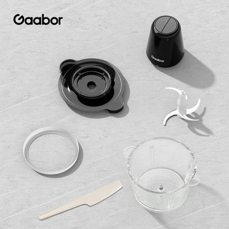 Processador Gaabor - Triturador e Processador de Carne e Legumes 2L Com 4 Lâminas de Aço e Tigela de Vidro - Entrega grátiso-thumbmail-8