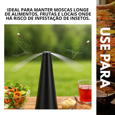 AntiMoscas - Ventilador de Mesa Espanta Mosca Sem Químicas Repelente De Mosquitos E Inseto - Entrega Grátis-thumbmail-2
